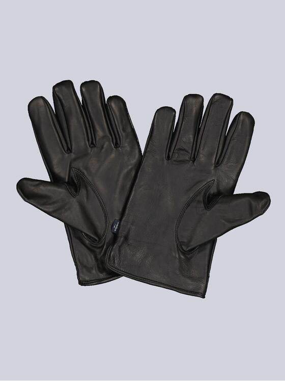 engbers Herren Lederhandschuhe Schwarz 35942