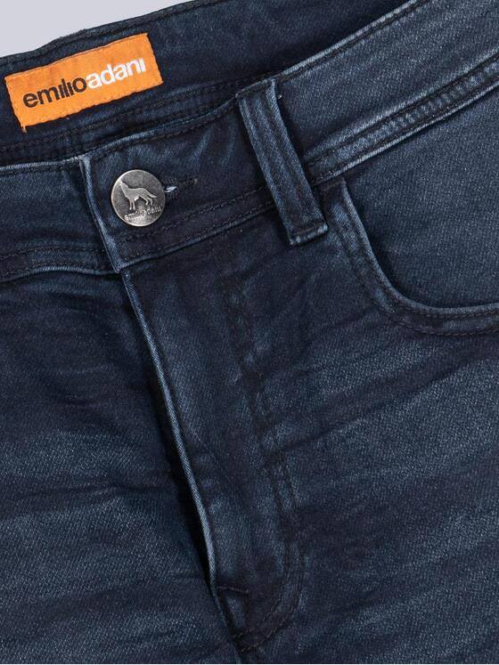 emilio adani Herren Jeans-Shorts 5-Pocket Blau 39048