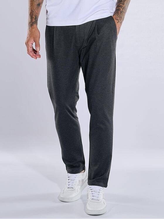 emilio adani Herren Chino slim fit Grau 37544