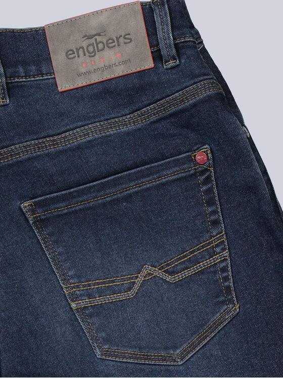 engbers Herren Jeans 5-Pocket Superstretch Mittelblau 39491