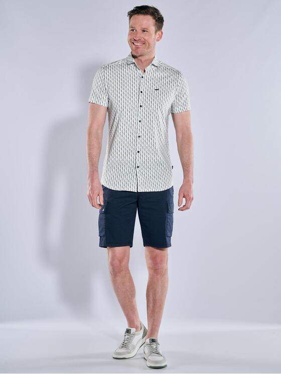 engbers Herren Kurzarm-Hemd gemustert Hellgruen 38951