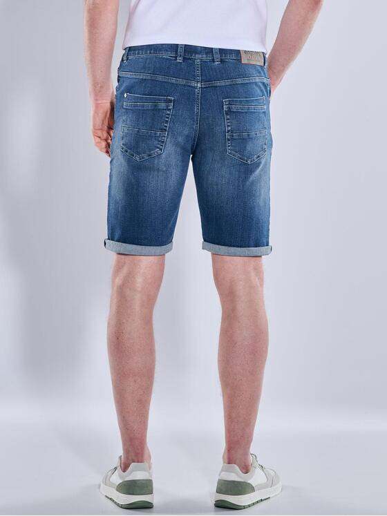 engbers Herren Jeans-Shorts regular Mittelblau 39019