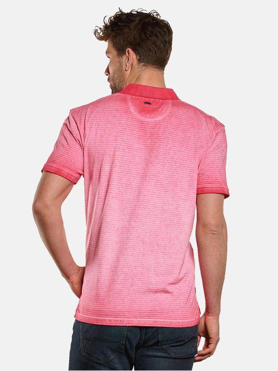 engbers Herren Polo-Shirt strukturiert Violett 33132