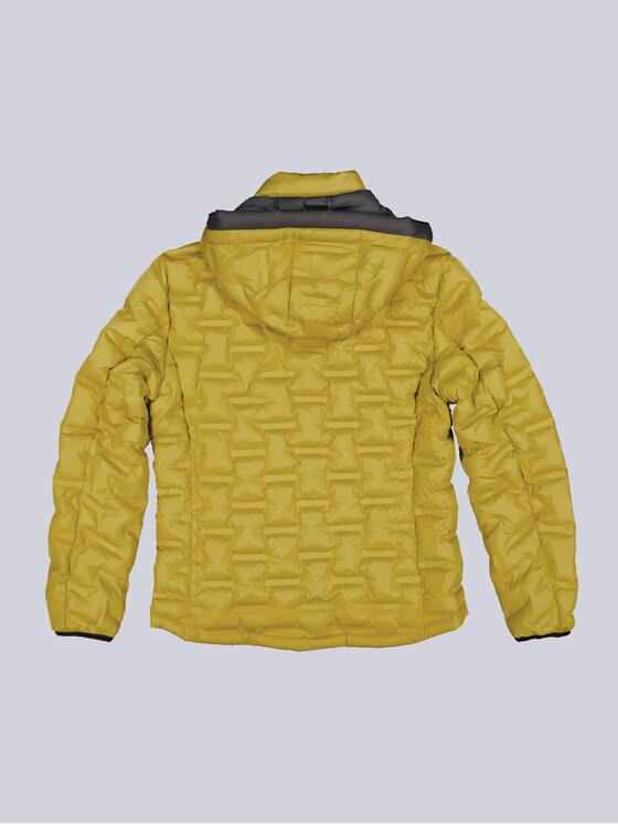 emilio adani Herren Steppjacke mit abnehmbarer Kapuze Gelb 35198