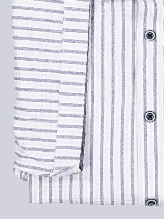 engbers Herren Kurzarm-Hemd gestreift Brilliantblau 38772