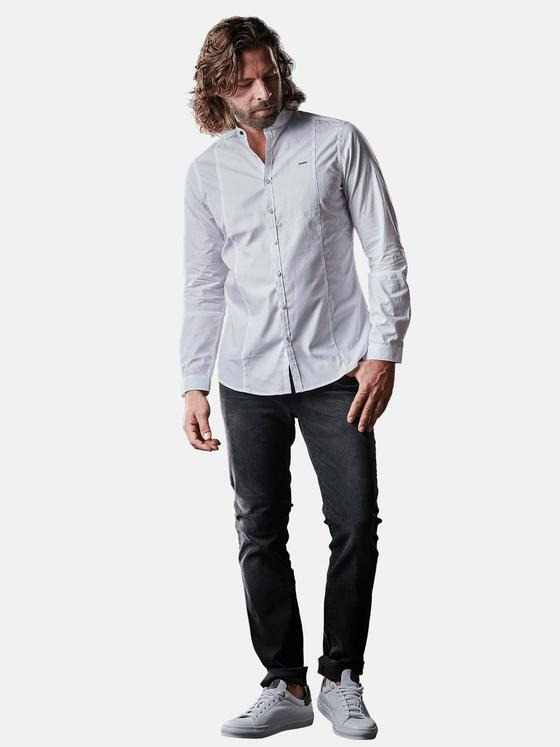 emilio adani Herren Smokinghemd Weiß 28965