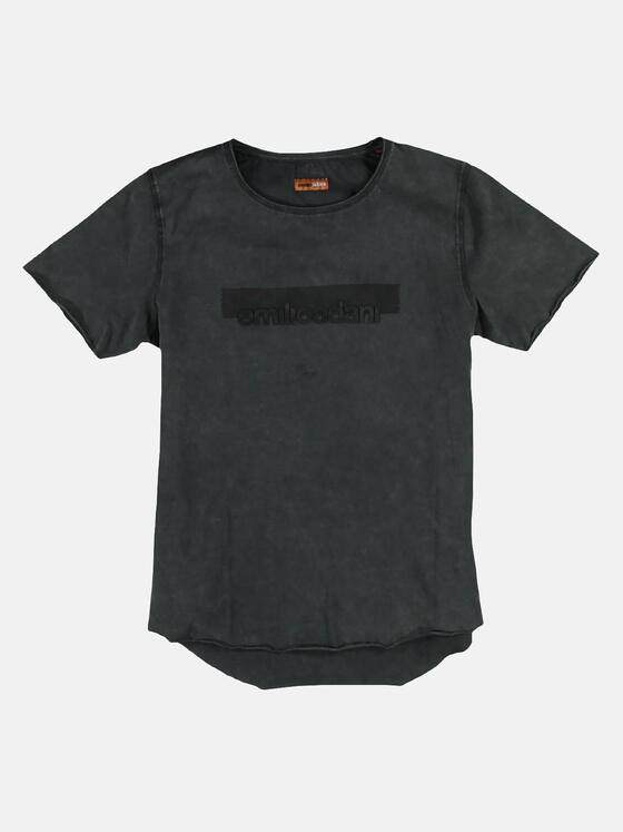 emilio adani Herren emilio adani Rundhals T-Shirt Schwarz 23884