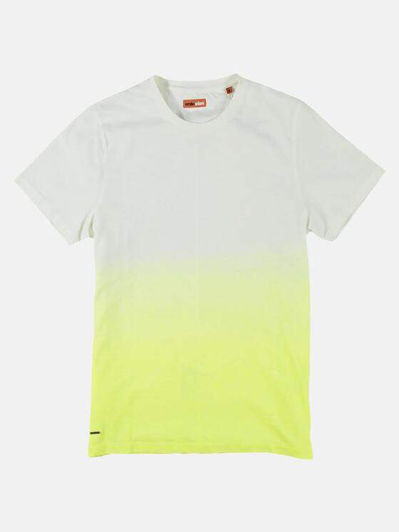 emilio adani Herren T-Shirt im Ombré-Look Gelb 27671