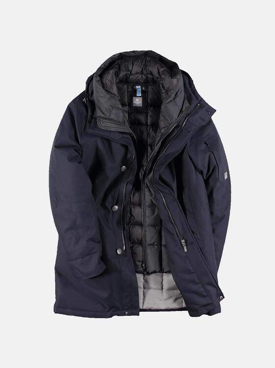 ENGBERS GERMANY Herren Hochwertige 2 in 1 Jacke Saphirblau 30163