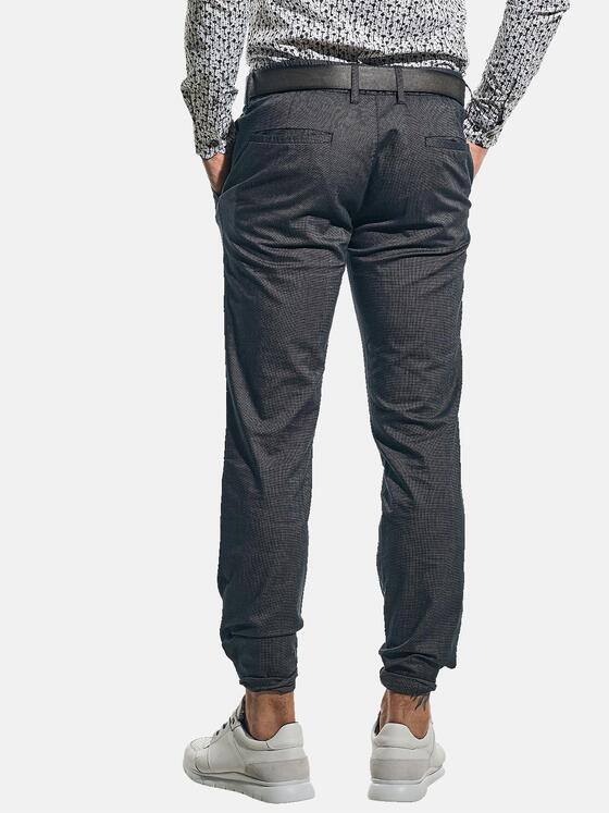 emilio adani Herren Slim Fit Chino mit Stretch Grau 31151