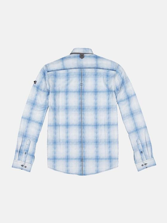 engbers Herren Langarm-Hemd aus nachhaltiger Baumwolle Blau 34256