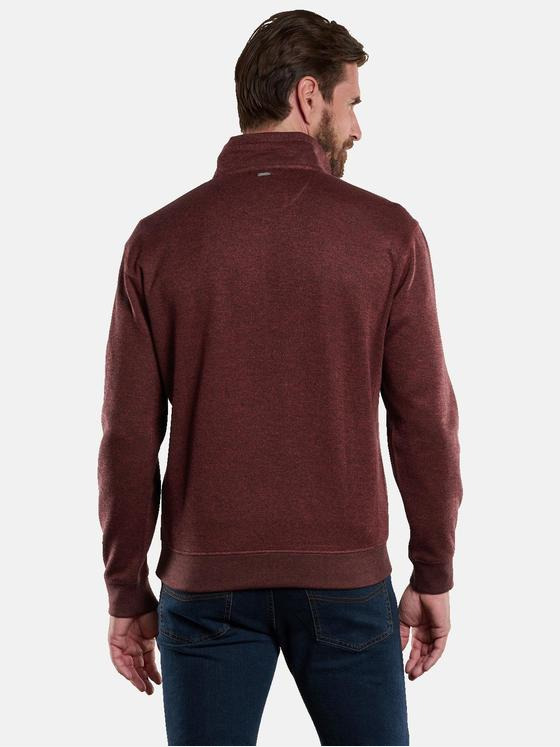 engbers Herren Sweatshirt mit Stehkragen Rot 34182