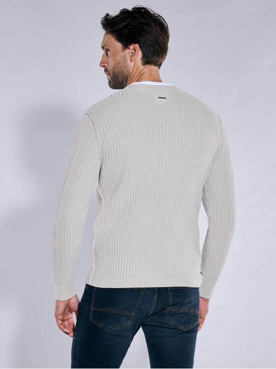engbers Herren Pullover uni Hellgrau 37963