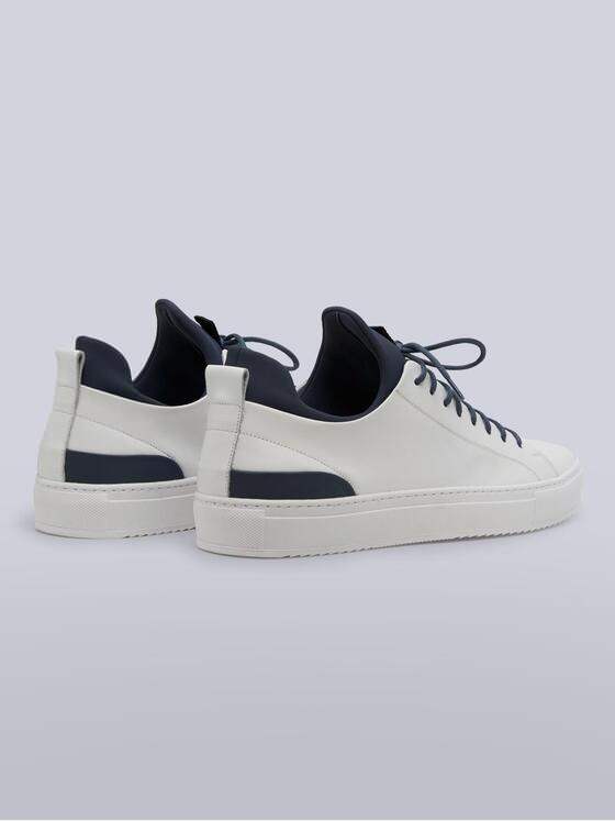 emilio adani Herren Sneaker aus Nubuk-Leder Weiß 39290