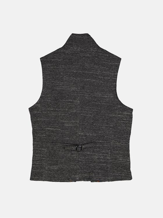 emilio adani Herren Sakko Weste Grau 32862