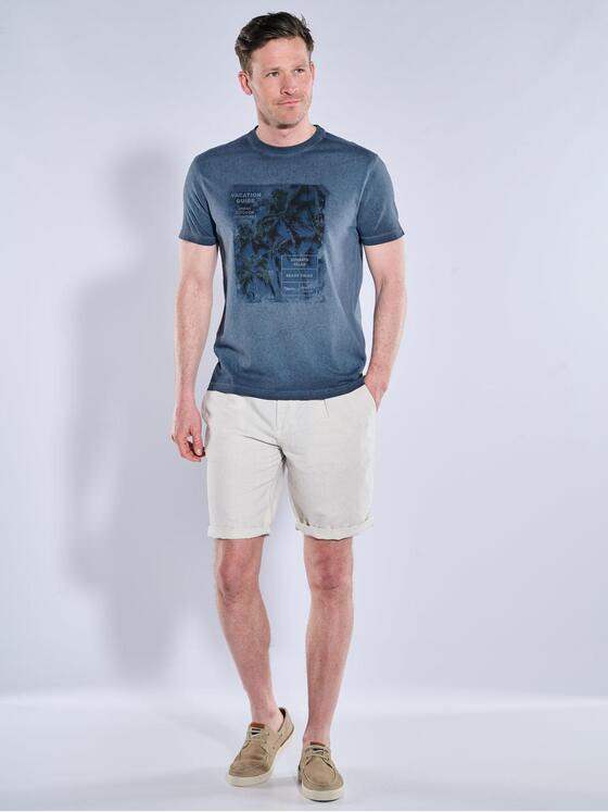 engbers Herren T-Shirt uni Saphirblau 38973