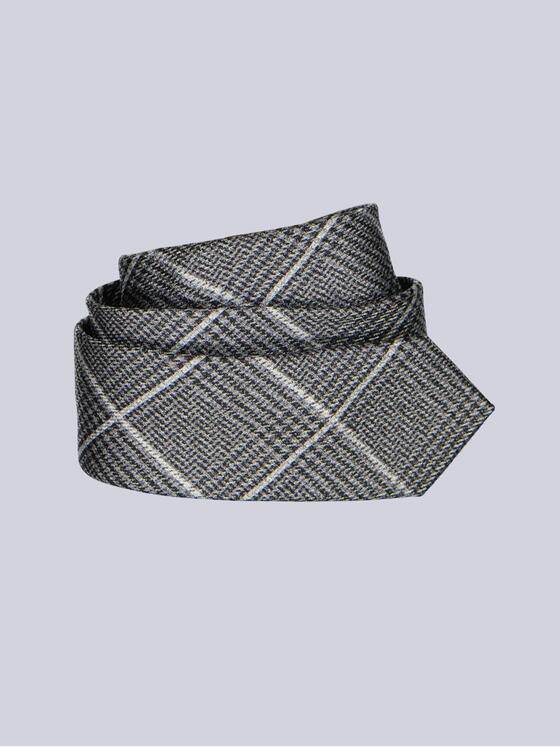 emilio adani Herren Krawatte strukturiert Anthrazit 39678