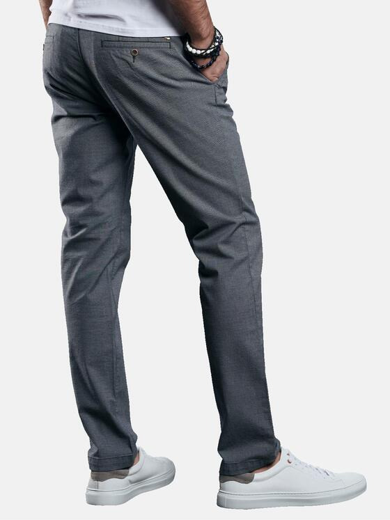 emilio adani Herren Modische Chino aus sommerlichem Garn Grau 29845
