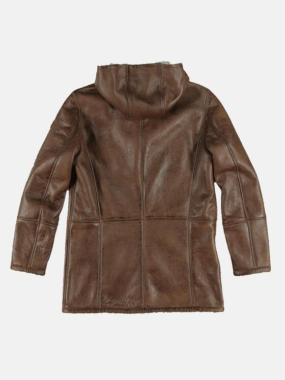 ENGBERS GERMANY Herren Lederparka aus Lammleder Cognac 31861