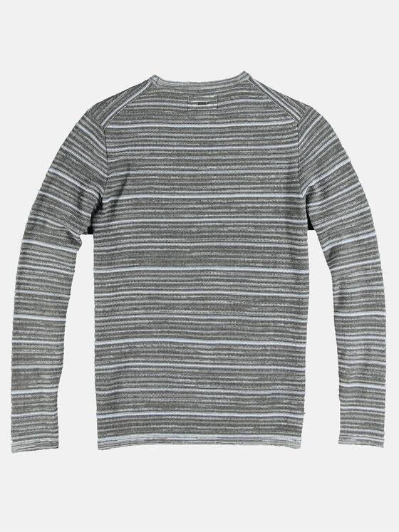 emilio adani Herren Rundhals Pullover Grau 31229