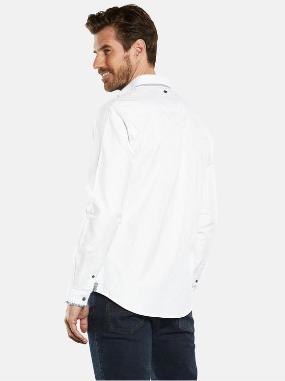 engbers Herren Langarm-Hemd "My Favorite" Blau 34364