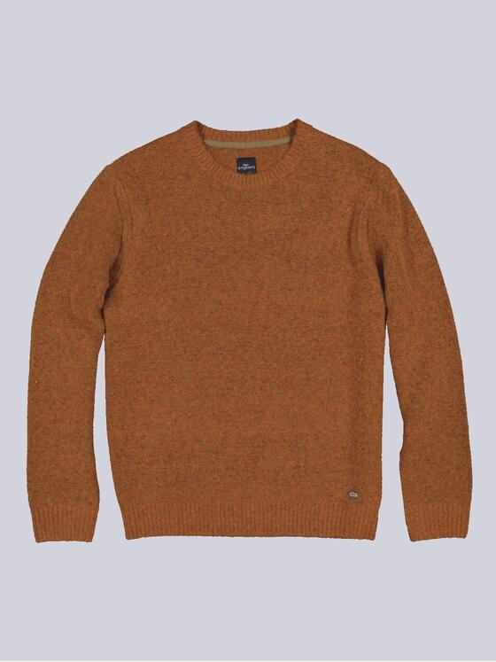 engbers Herren Pullover uni Orange 35852