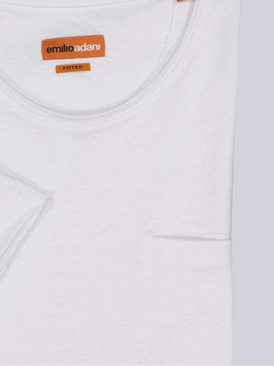 emilio adani Herren Basic-Shirt "My Favorite" Weiß 36233