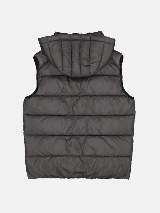 engbers Herren Steppweste mit abnehmbarer Kapuze Grau 33561