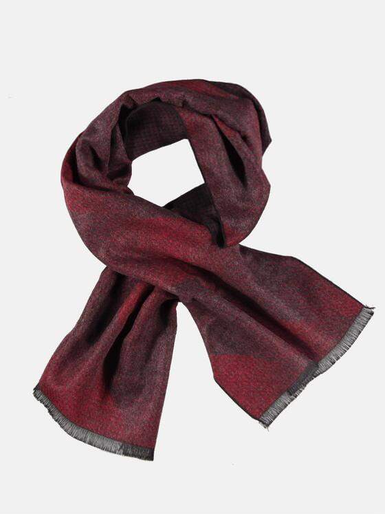 engbers Herren Schal gemustert Bordeaux 30382