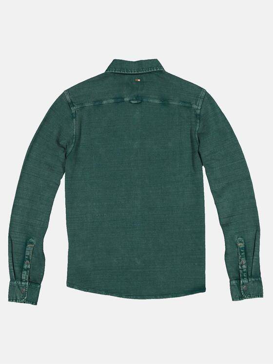 emilio adani Herren Polo-Shirt langarm Türkis 32295