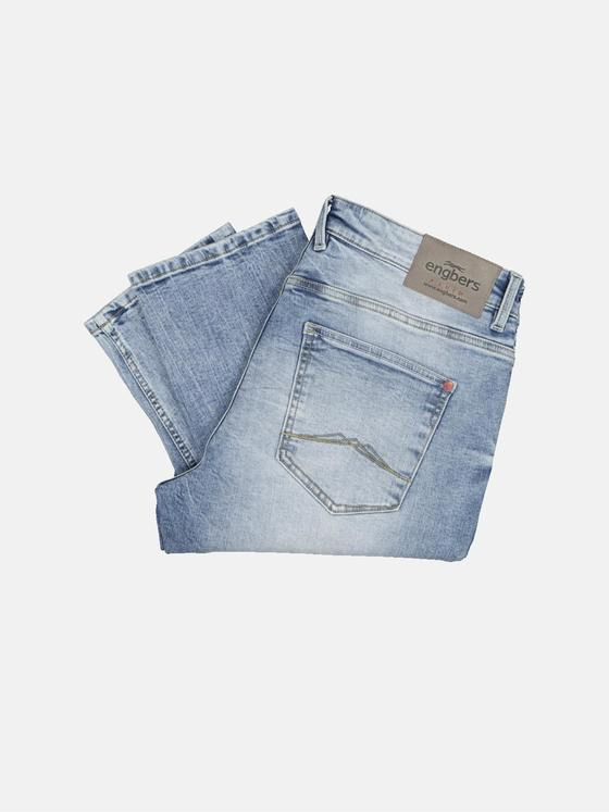 engbers Herren Super-Stretch-Jeans slim fit Blau 34923