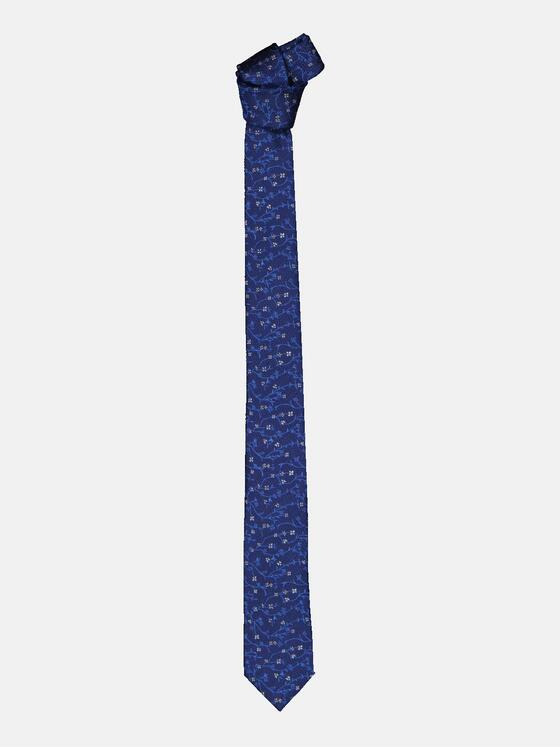 emilio adani Herren Krawatte gemustert Blau 33163