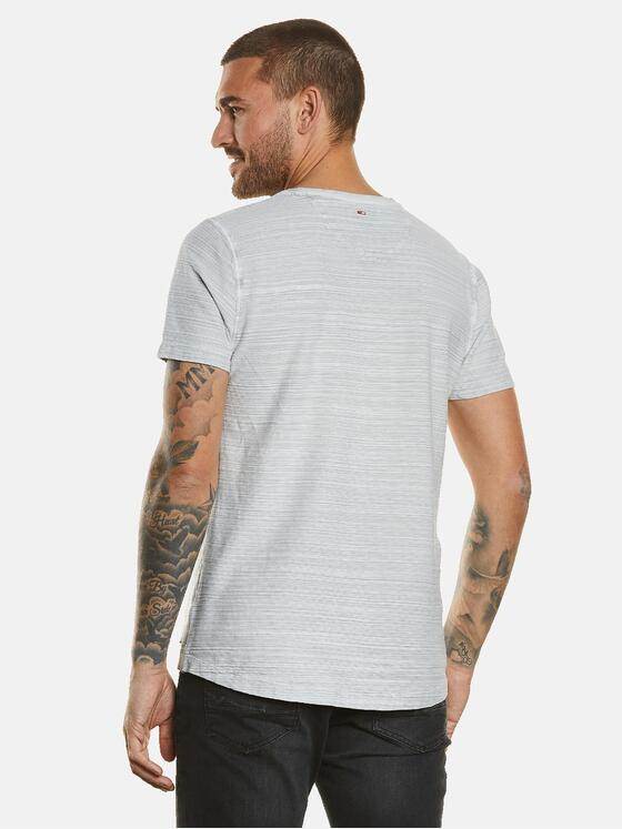 emilio adani Herren T-Shirt strukturiert Grau 34309