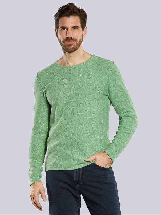 engbers Herren Pullover strukturiert Grün 34286