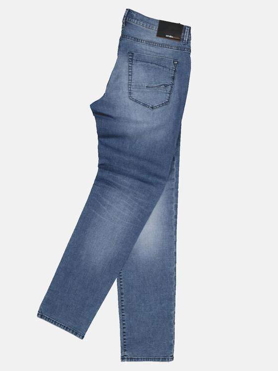 emilio adani Herren Super-Stretch-Jeans slim fit Blau 32679