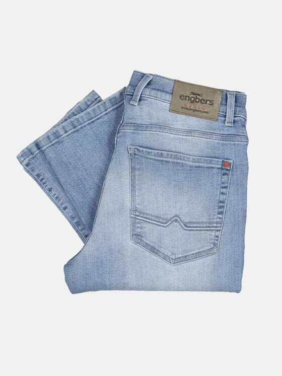engbers Herren Jeans 5-Pocket Superstretch Hellblau 33151