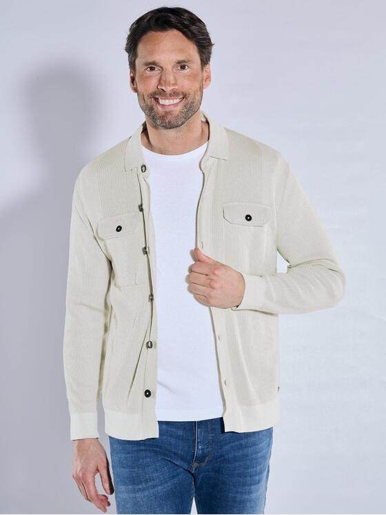 engbers Herren Overshirt regular Silbergrau 38303