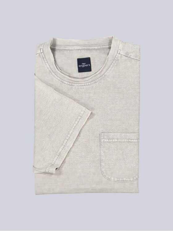 engbers Herren T-Shirt meliert Braunbeige 37123