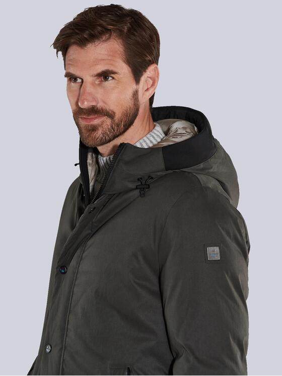 ENGBERS GERMANY Herren Parka mit Soronafüllung Grün 35422