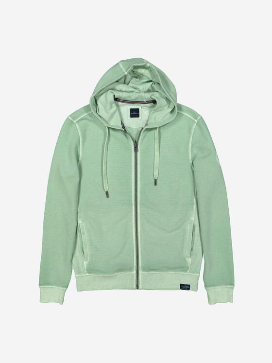 engbers Herren Sweatjacke mit Kapuze Türkis 37000