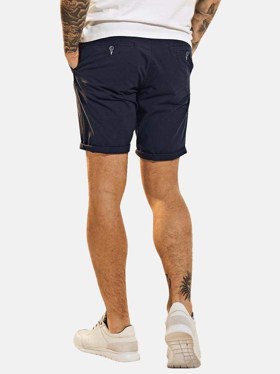 emilio adani Herren Chino-Short regular Blau 31615
