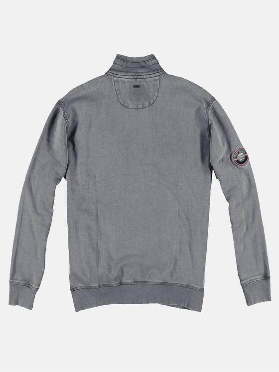 engbers Herren Sweatjacke mit Struktur Grau 31739