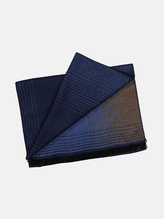 engbers Herren Schal uni Blau 35960