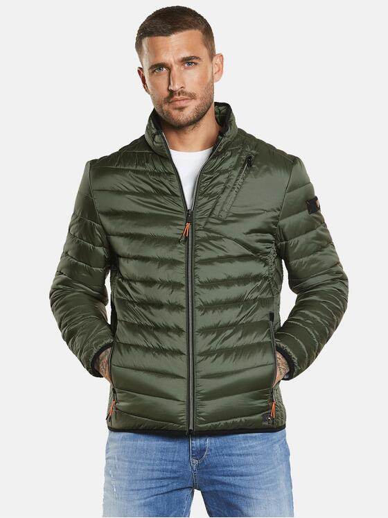 emilio adani Herren Steppjacke slim fit Grün 34290