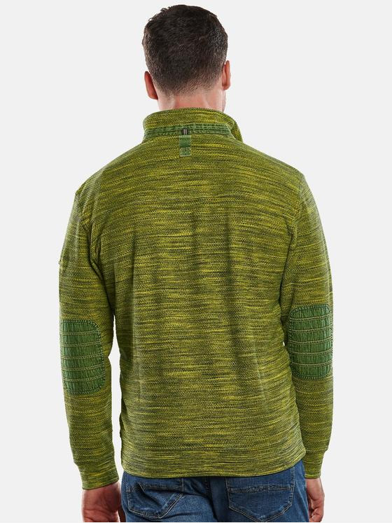 engbers Herren Sweatshirt gemustert Schwefelgelb 32297