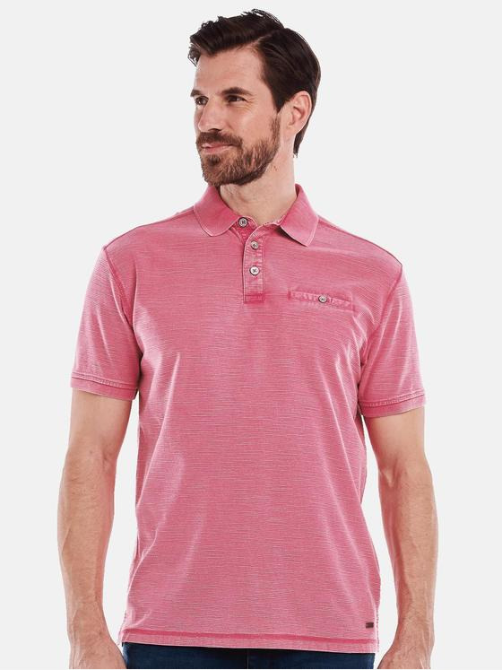 engbers Herren Polo-Shirt regular Pink 35054