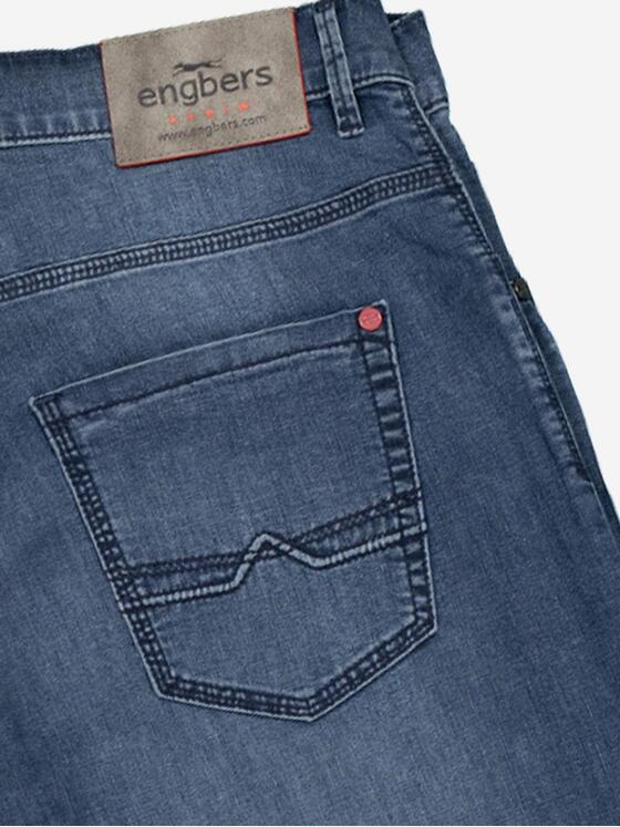 engbers Herren Jeans 5-Pocket Superstretch Blau 37058