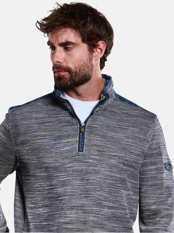 engbers Herren Sweatshirt meliert Grau 33391
