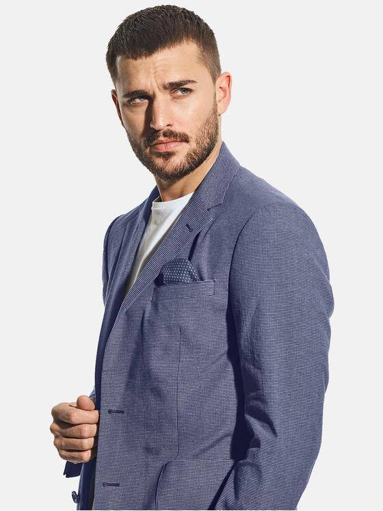 emilio adani Herren Freizeit-Sakko slim fit Blau 30643