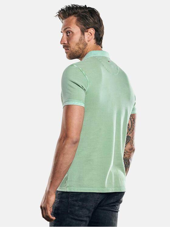 emilio adani Herren Poloshirt mit individuellen Designdetails Grün 30024